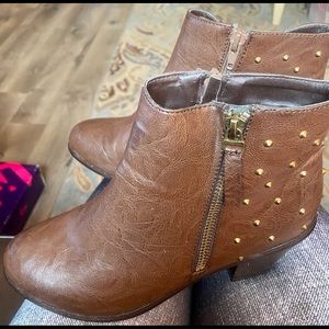 JustFab Tonlie Studded Booties